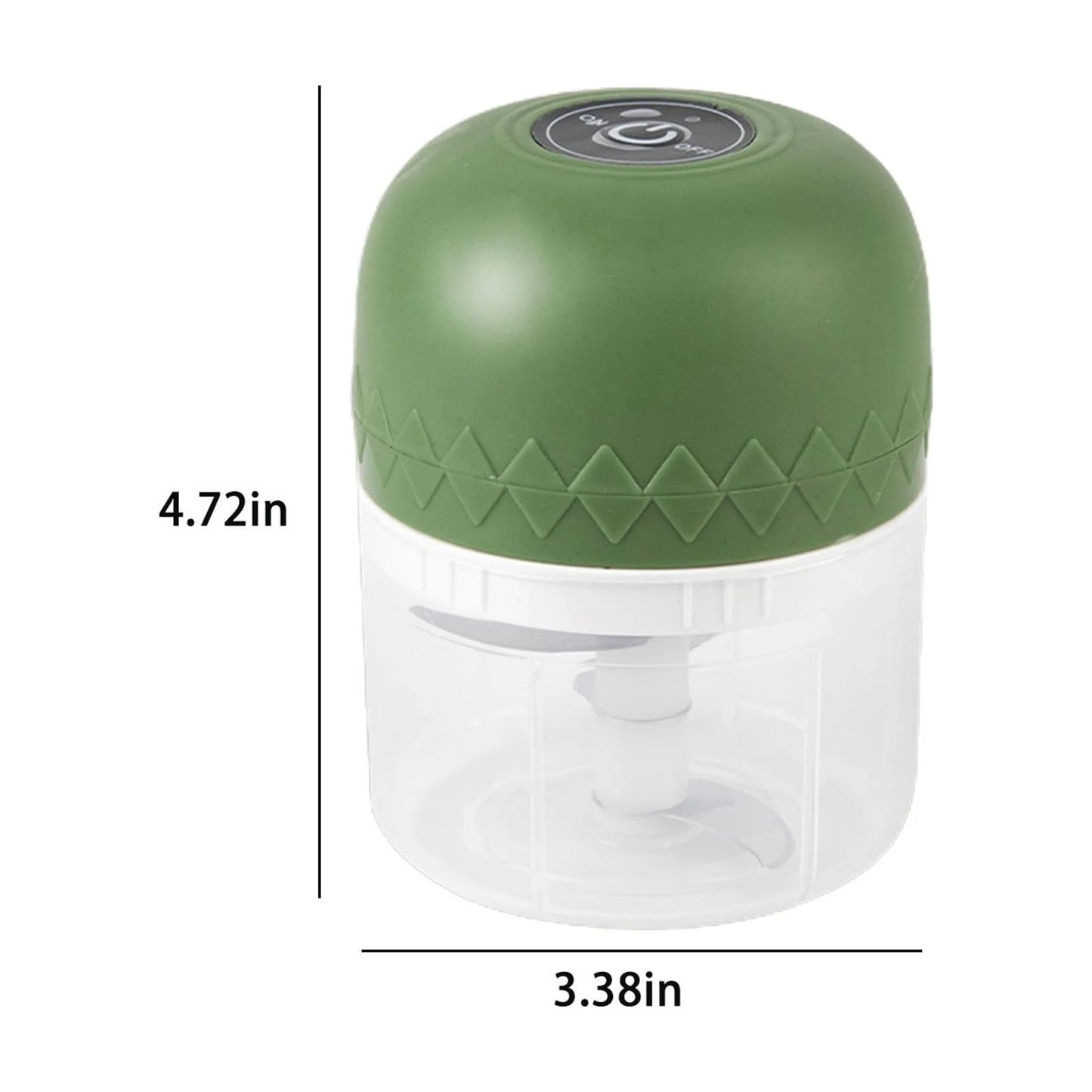 Clearance under $2.00 Wireless Portable Mini Food Chopper,Small Electric Food Processor for Garlic Veggies ,Dicing, Mincing & Puree , Baby Food Maker