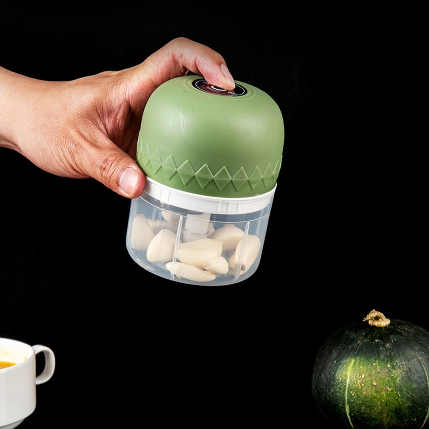Clearance under $2.00 Wireless Portable Mini Food Chopper,Small Electric Food Processor for Garlic Veggies ,Dicing, Mincing & Puree , Baby Food Maker