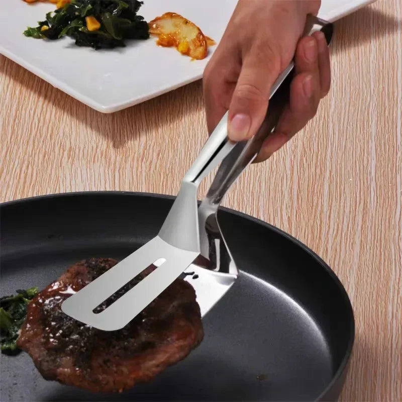 Kitchen Creative Multifunctional Household Clip Stainless Steel Steak Bread Pancake Barbecue Accessories Supplies Tools New
