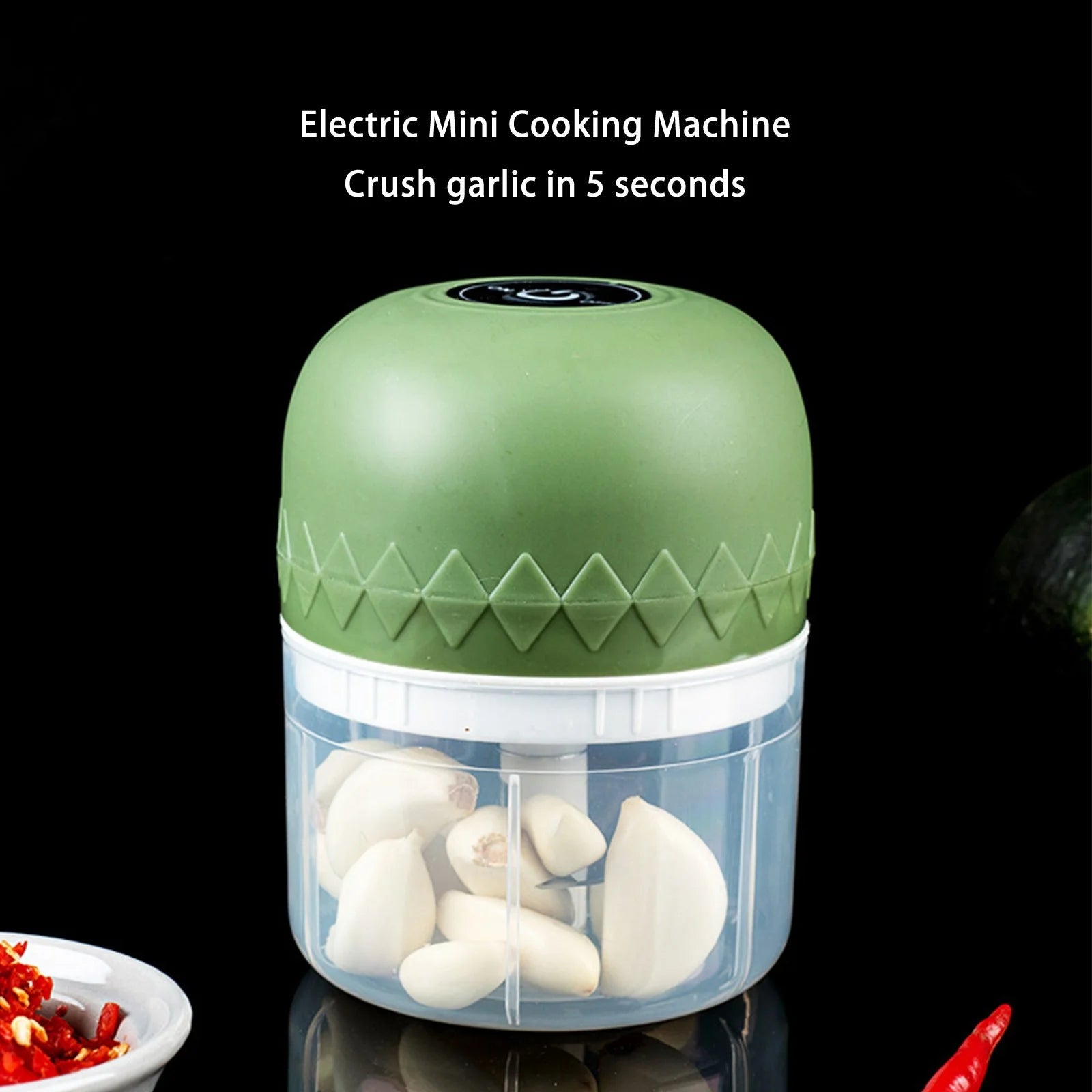 Clearance under $2.00 Wireless Portable Mini Food Chopper,Small Electric Food Processor for Garlic Veggies ,Dicing, Mincing & Puree , Baby Food Maker