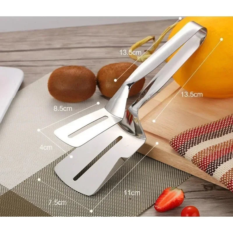 Kitchen Creative Multifunctional Household Clip Stainless Steel Steak Bread Pancake Barbecue Accessories Supplies Tools New
